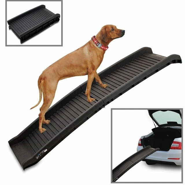 Produktbild von Petg Hunderampe Auto Enstegshlfe Hunderampe Hundetreppe Rampe Klappbar 213 X 38 Cm