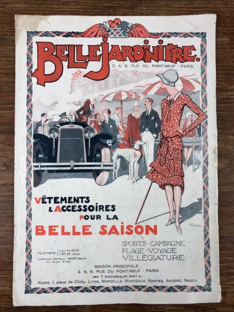 MODE Catalogue BELLE JARDINIERE PARIS 1929 Belle Saison