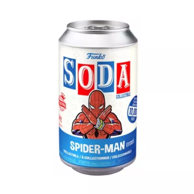 Funko Soda Marvel Spider-Man Spiderman Soda Can 1 In 10000 Brand New