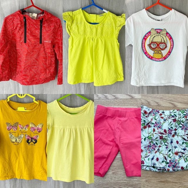 GIRLS 4-5 YEARS Clothes Bundle MOTHERCARE, RIVER ISLAND, LOL, TU, NUTMEG G21