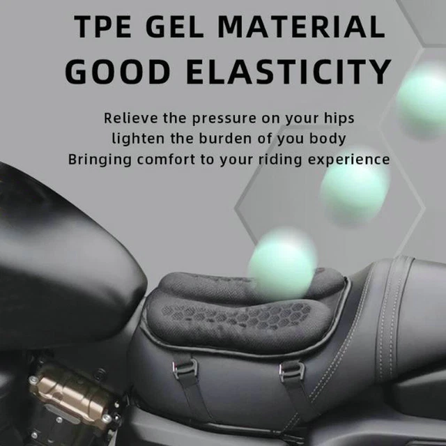 Copricuscino sedile gel moto cuscinetto comfort cuscino sollievo pressione universale