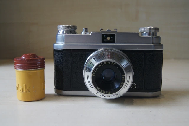Appareil Photo Foca Sport Argentique - Objectif Neoplar 1:2.8 F=4.5 Avec Étui