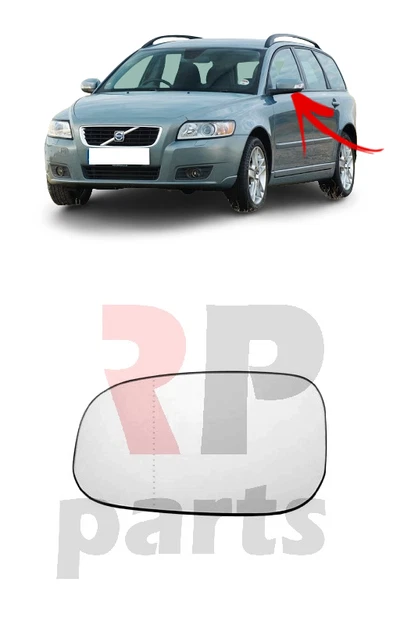 Miroir De Rétroviseur Gauche Convexe Et Chauffant Pour Chevrolet Aveo/Kalos (réf. TYC 306-0020-1)