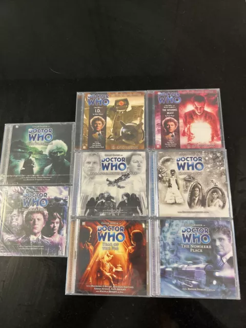 Big Finish Doctor Who 8 CDs Main Range Bundle 6th Dr Colin Baker NEW