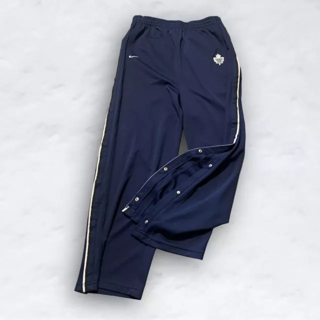 Nike Vintage Toronto Maple Leafs Button Side Trackpants RARE