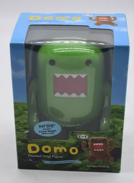 Dark Horse Comics Domo Flocked Vinyl Figure Lime Green *HOT TOPIC EXCLUSIVE*/500