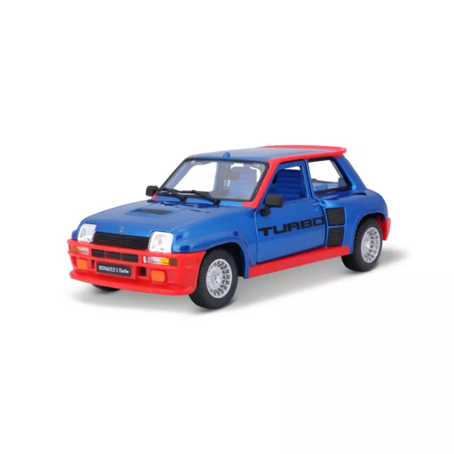 Renault 5 R5 Turbo 1982 bleu véhicule miniature 21088 Bburago 1:24