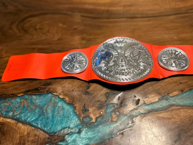 WWE Live Action Raw Tag Team Championship Belt Mattel 2014 Red Kids (Ec)