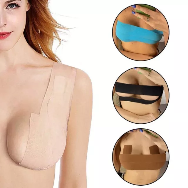 1 rotolo 5M Copricapezzoli per seno da donna Reggiseno push-up Nastro per...