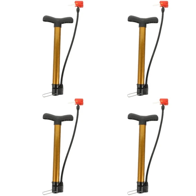 4 un. bomba de pie portátil para neumáticos de bicicleta bomba de pie conveniente para el día a día