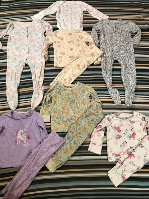 18-24 Months Baby Girl Nightwear Pjs Bundle 🌈