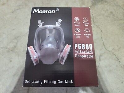 Caja abierta - Cubierta facial completa MOARON, cubierta de gas de vapor orgánico P6800