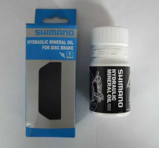 Huile minérale hydraulique Shimano . Flacon 500ml (emballage
