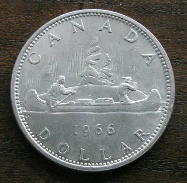 Zaldi2010 - Canada , 1 Dollar De 1966 . Plata