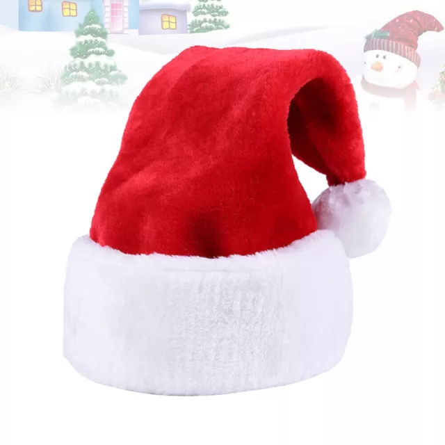 Lustige Weihnachtsmützen Für Erwachsene Weihnachtsmann-Mütze Verdicken NEU 3