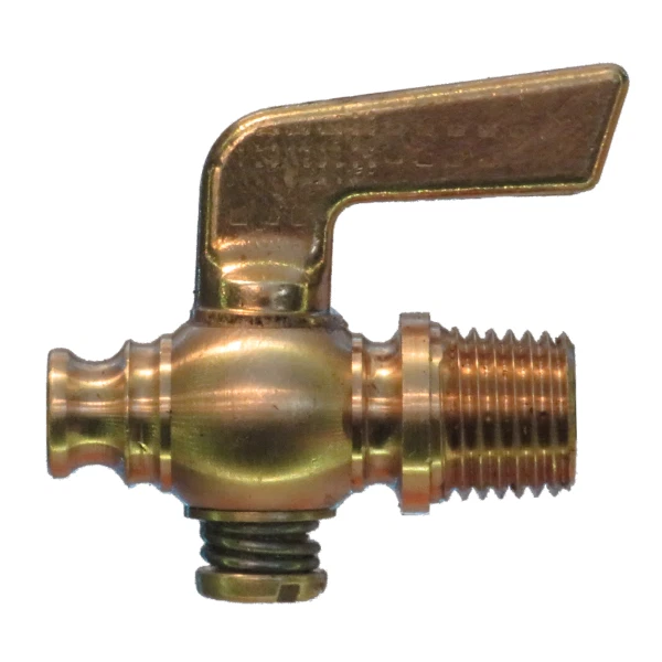 Brass Drain Pet Cock Valve Hit Miss Gas Air Engines Motor 1/8 inch NPT AC12