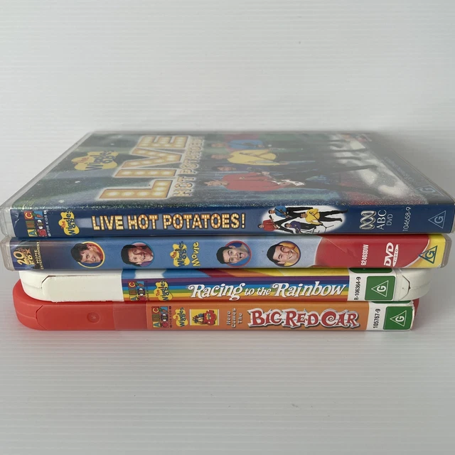THE WIGGLES 4X DVD Vintage OOP Original cast Region 4 Kids Australian ...