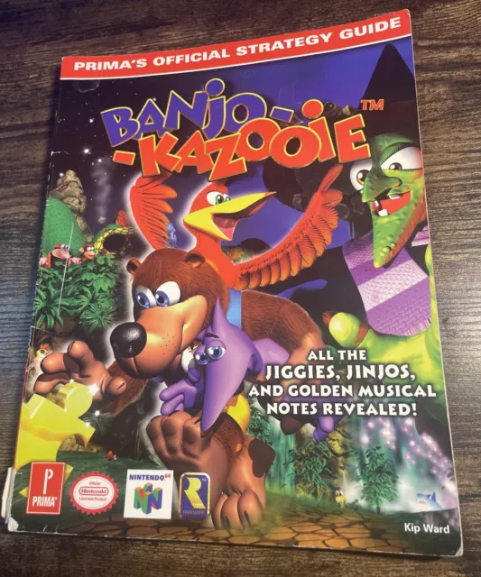 Guía oficial de estrategia de Banjo Kazooie Prima para Nintendo 64