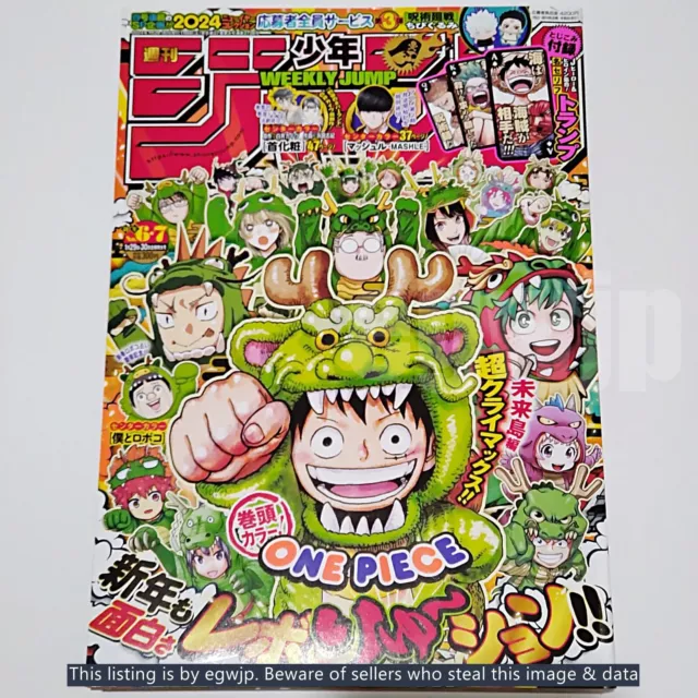 ONE PIECE WEEKLY Shonen Jump No.6/7 2025 Japanese Manga Magazine 25.99