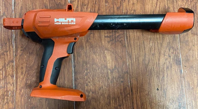 Hilti Hde 500-A22 Cordless Adhesive Dispenser (Tool-Only) Used.