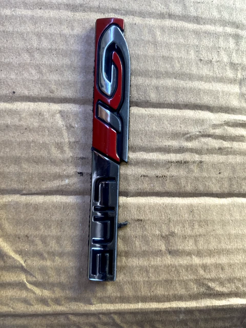 Logo GT Noir Brillant Pour Coffre Peugeot - Compatible 208, 2008, 308, 3008, 5008, 508 - Adhésif Puissant, Résistant Intempéries - 2