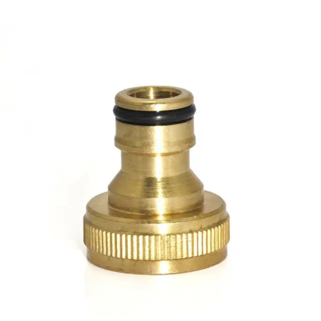 Brass Garden Hose Pipe Tap Adaptor Hosepipe Connector Best Thread Outside L7N5