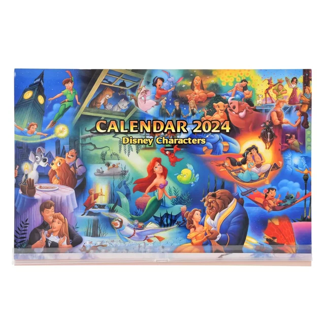DISNEY CHARACTER WALLMOUNTED Monthly Calendar Organizer 2024