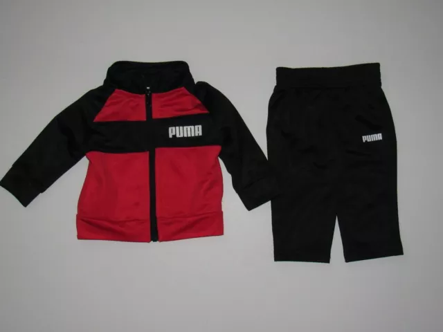 PUMA Tracksuit 2 Piece Set Outfit Jacket & Pants Baby Infant Boys 3-6 M Months