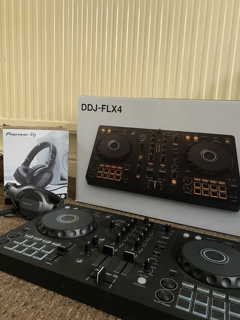Pioneer DJ DJ-FLX4 コントローラー DDJ-FLX4 - マルチアプリ対応2ch DJコントローラー (Black)