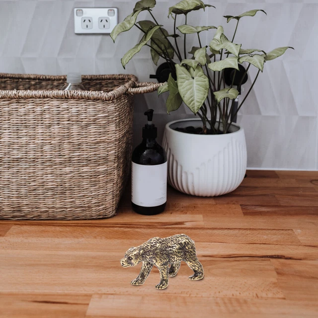 Schreibtisch Dekorationen Bär Skulptur Decor Bär Tafelaufsatz Reichtum Figurine 3