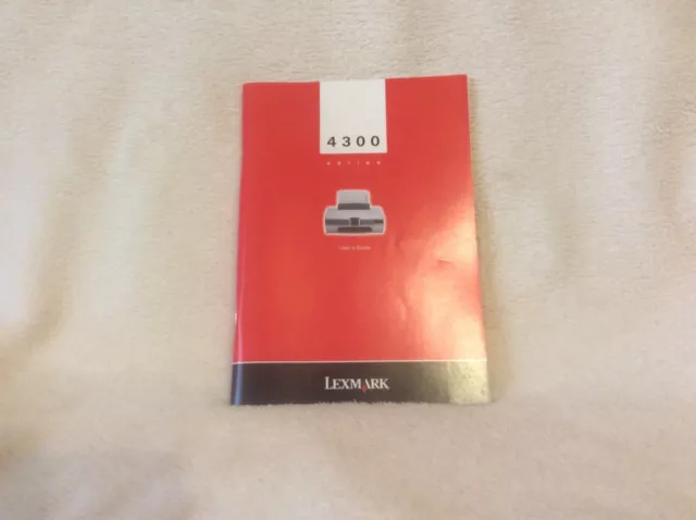 Lexmark Printer 4300 Series User’s Guide