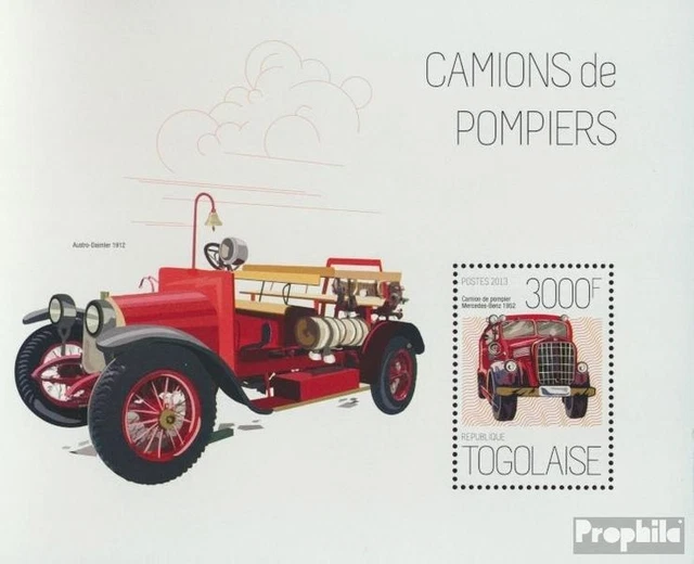 Briefmarken Togo  Mi Block 855 postfrisch Autos