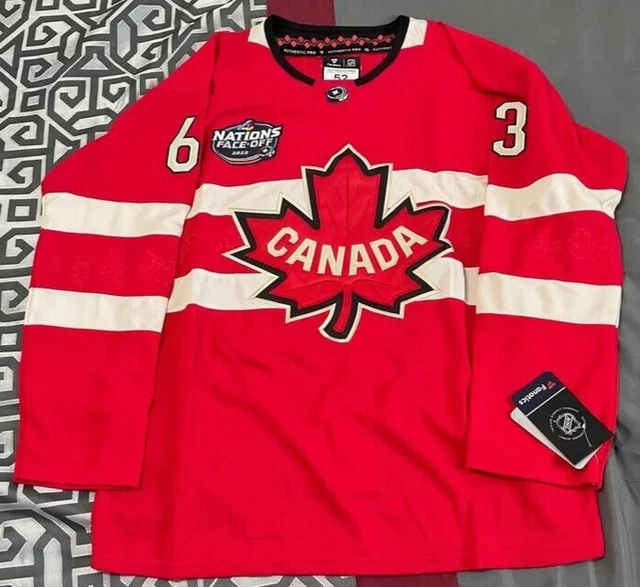 Maillot De Hockey Team Canada Rouge - Taille L, Devon Toews #5, 4 Nations Face-Off, Neuf