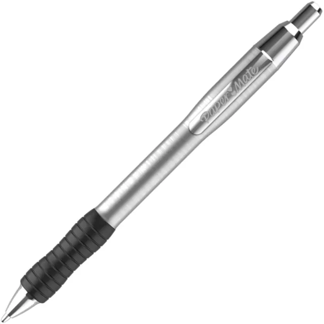 Paper Mate Profile Ballpoint Pen, Retractable Pen with Stainless Steel Barrel, 1