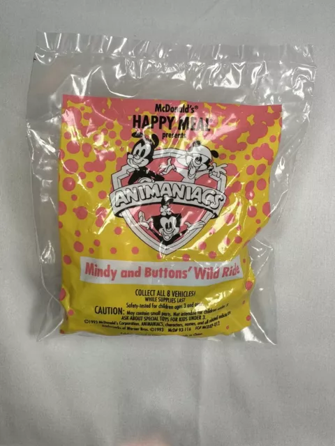 1993 McDonald's Happy Meal Toy - Animaniacs - Mindy and Buttons' Wild Ride