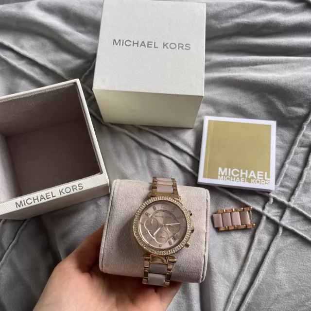 Michael Kors MK5896 Parker 39mm Ladies Watch - Rose Gold