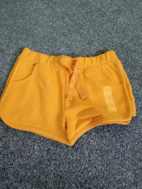 BNWT Matalan pretty bright orange jersey summer shorts. 5 years