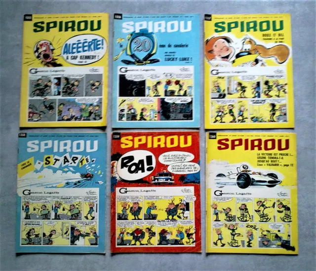 Lot 13 fascicules journal de spirou (album N°93)