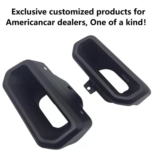 20192024 CHEVY SILVERADO / GMC Sierra Exhaust Tips / Bezels Black PC