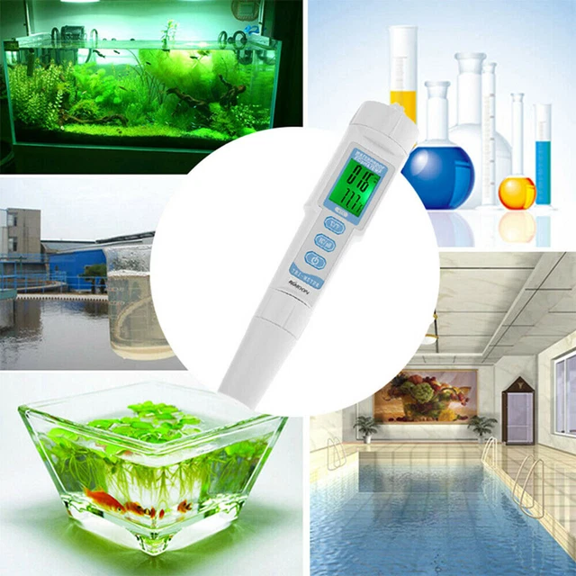 3 In 1 Pen Type Digital pH / EC /TEMP Meter Water Quality Monitor Tester A8V3