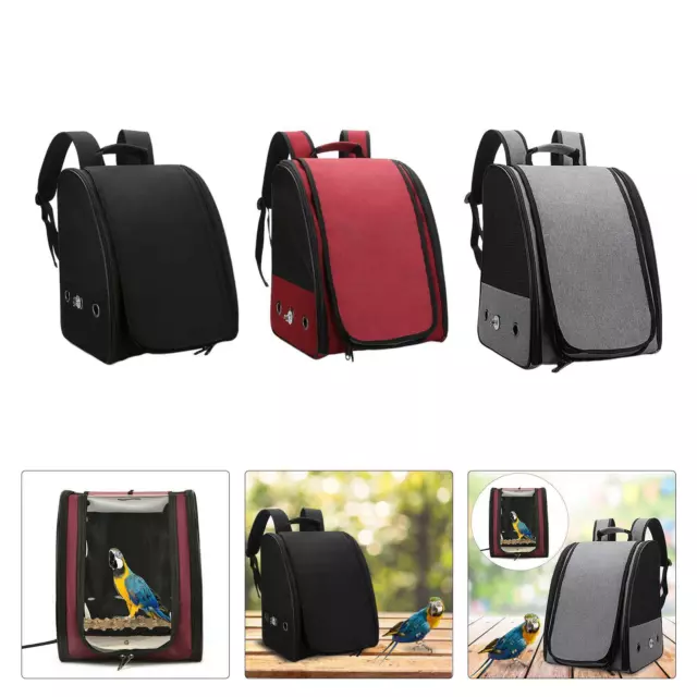 Parrot Carrier Backpack Petits Animaux Transport Bird Travel Bag for Macaw