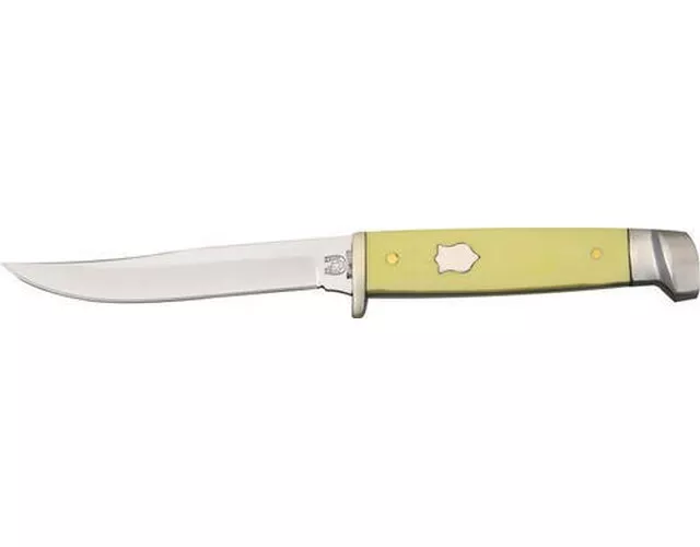 Rough Rider RR1034 Knives Fixed Blade Knife Yellow Small Hunter  + Sheath