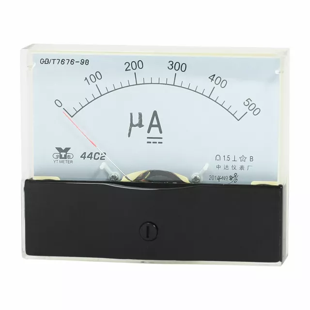 DC 0-10V Classe 2.5 Exactitude Rectangle bord analogique Voltmètre Voltmètre  Gauge 