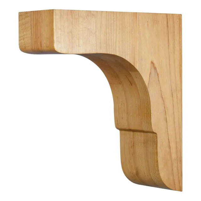 Mocela minimalista de madera maciza de abedul blanco - 3"" x 8"" x 9