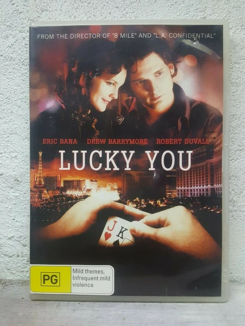 LUCKY YOU (DVD, 2007) Drew Barrymore, Eric Bana - Romance Drama Sport