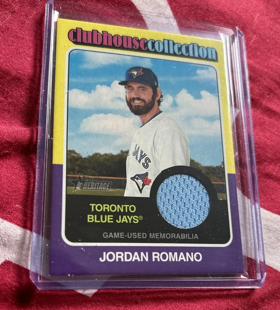 2024 TOPPS HERITAGE Clubhouse Collection CCRJRO Jordan Romano Blue