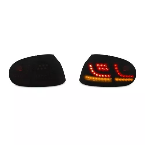 Coppia Fari Fanali TUNING posteriori LED GOLF V 5 1k neri Black FRECCIA DINAMICA 2