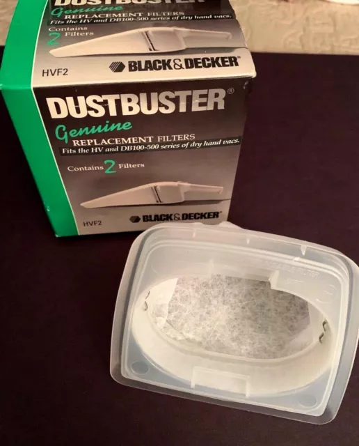 1 Genuine Black & Decker Dustbuster Filter Fits Dustbuster HV DB100 500 in box