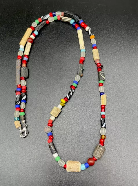 Ancient Antique Old Trade Glass Beads From Ancient Roman's From Central Asia