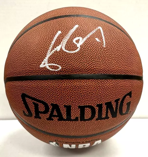 Yao Ming Signed Spalding Indoor/Outdoor Basketball Rockets BAS Beckett
